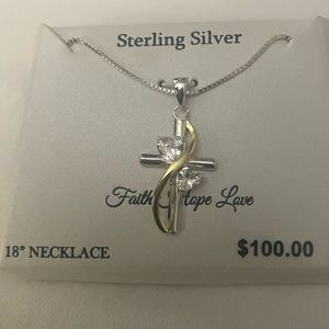 Sterling Silver Cross Necklace